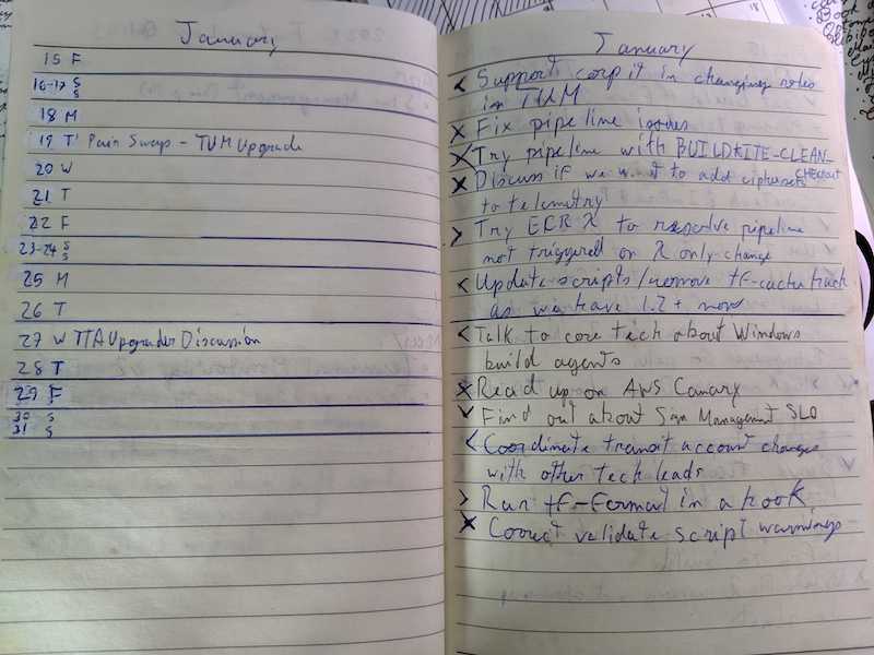 My first bullet journal